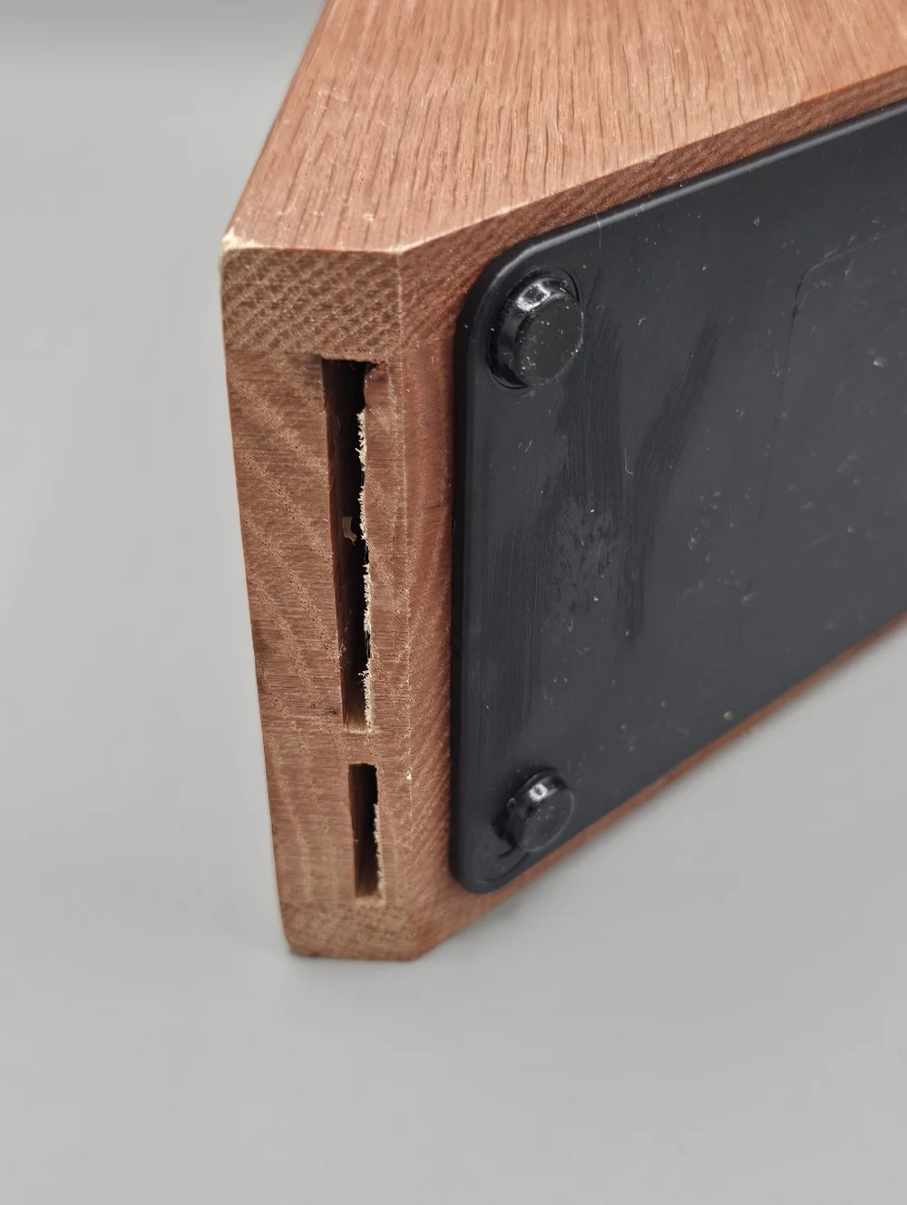 Cutco‎ Knife Block 13 Thirteen Slot Honey Oak USA Made Solid Wood Holder Storage